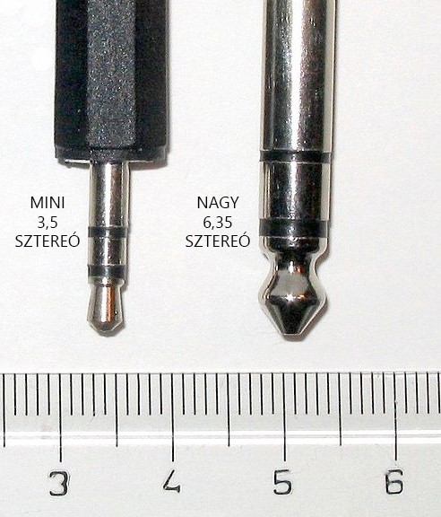 Jack csatlakozó kétfajtája